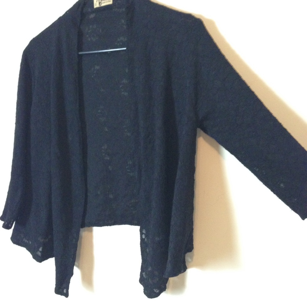 Show MeYour Mumu Black Lace Open Blouse Size: S - Picture 2 of 4